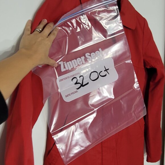 Suka Women's Red Cotton Blend Pockets Zip & Button Details Trench Coat Size XS - Picture 15 of 15